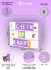 Purple Cinema Light Box with 312 Letters Emojis and 3 Markers Led Light Box sign for Home