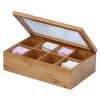 Oceanstar Bamboo Tea Box